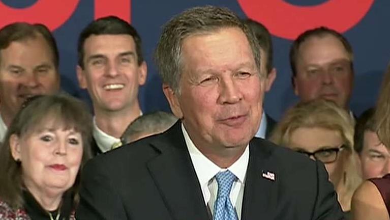 Kasich thanks supporters after second place finish in NH