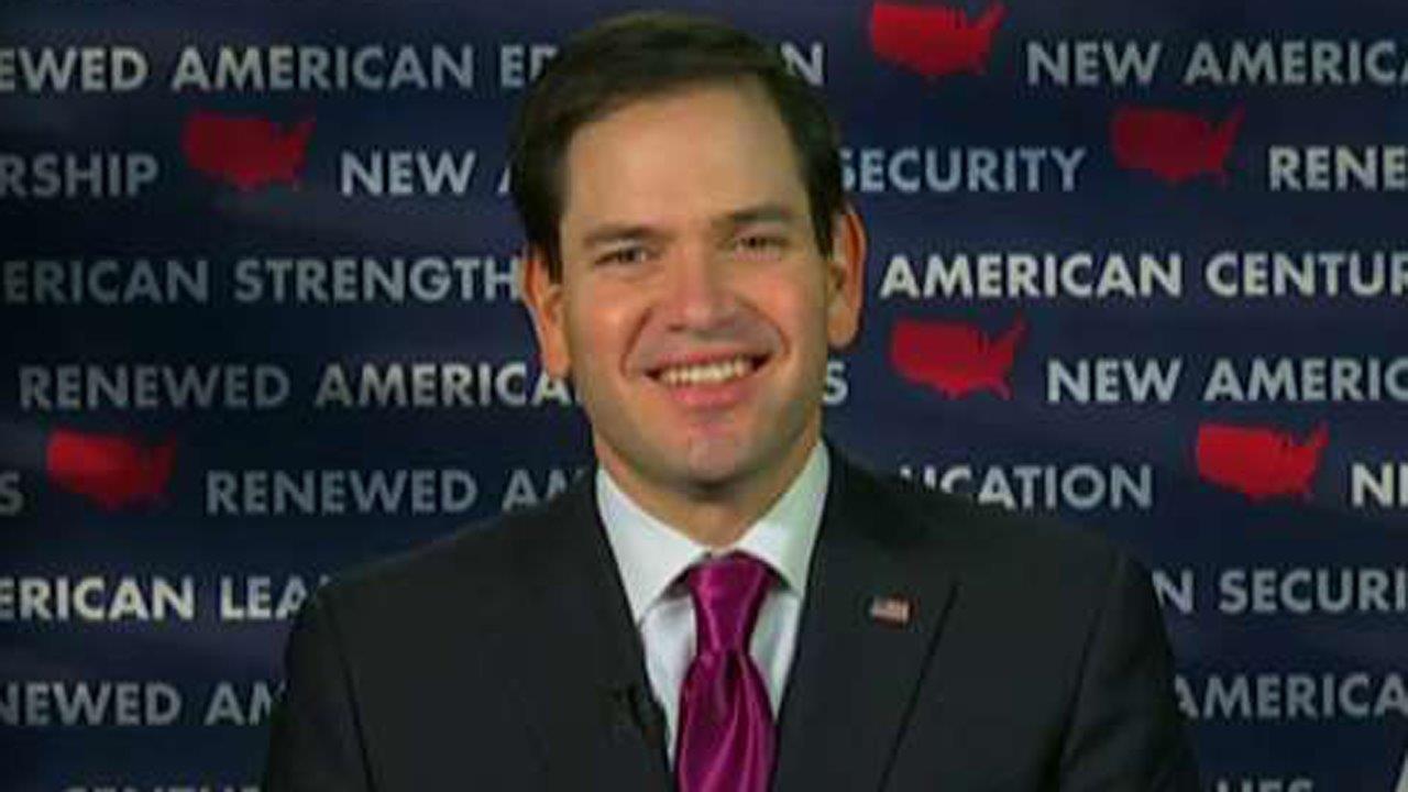 Rubio shares his thoughts on the New Hampshire votes