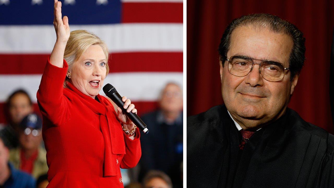 Will the Supreme Court vacancy aid Hillary Clinton?