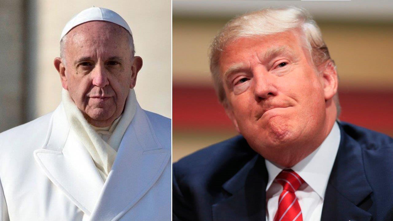 Donald Trump is now in a beef with Pope Francis