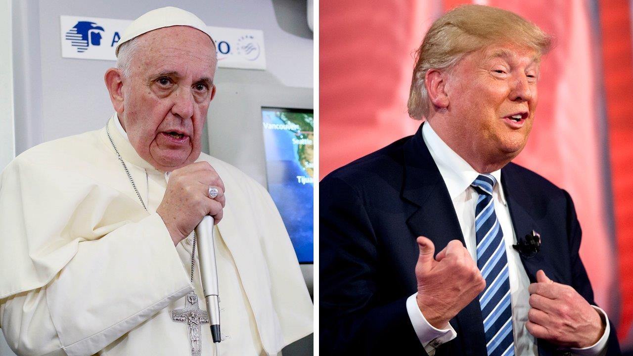 Media distracted by Donald Trump's feud with Pope Francis?