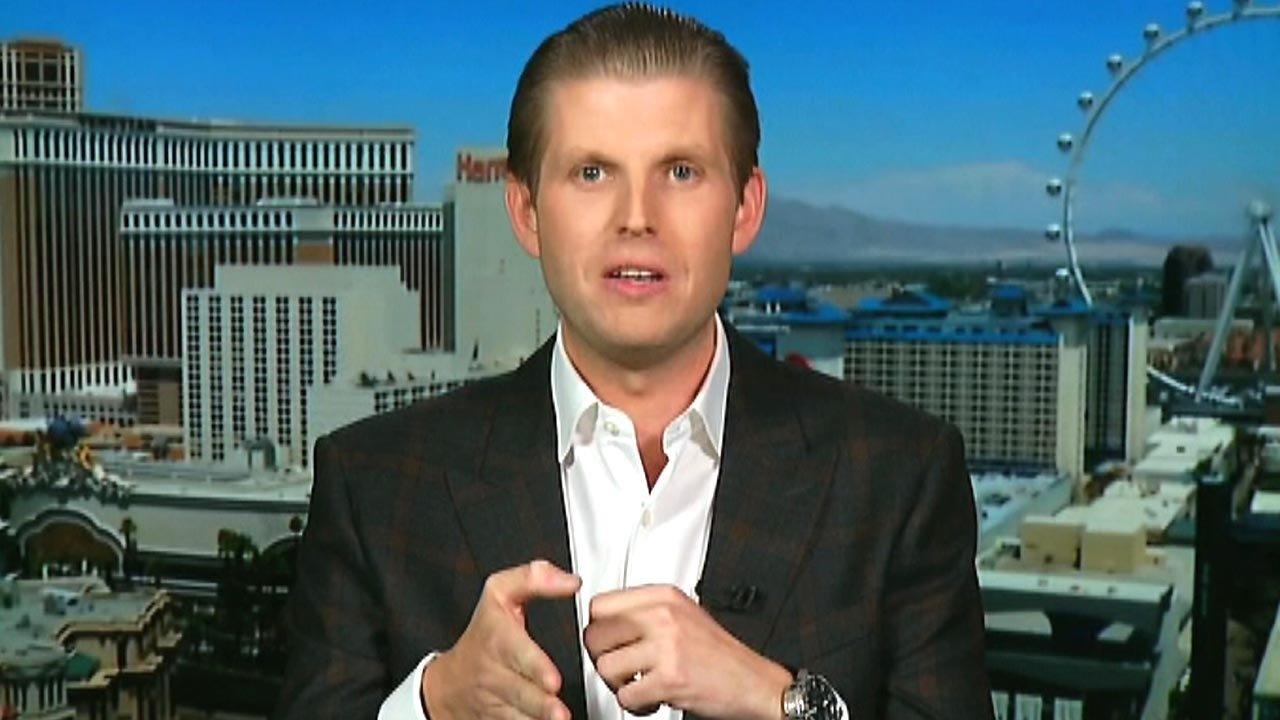 Does Eric Trump think his dad is the inevitable GOP nominee?