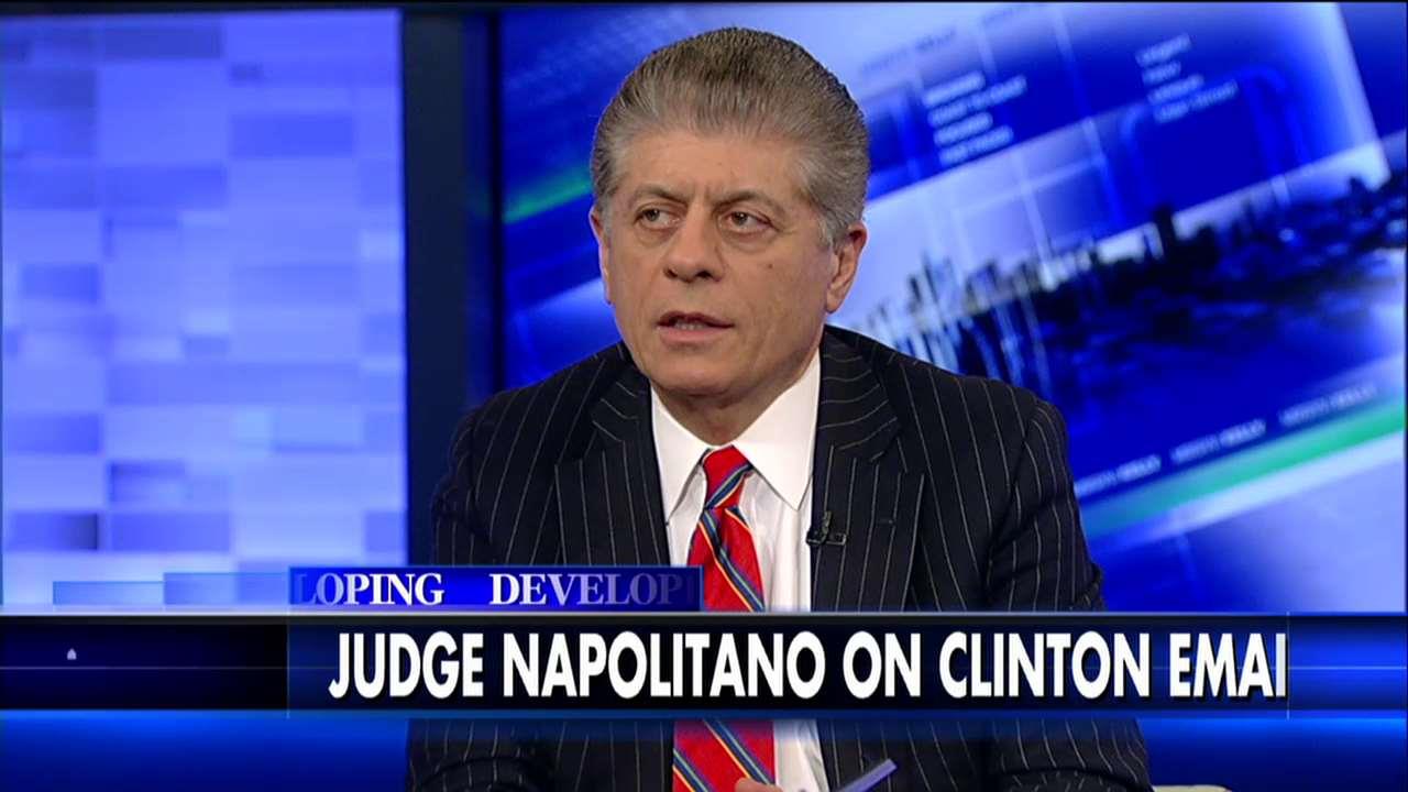 Judge Napolitano on The Kelly File.