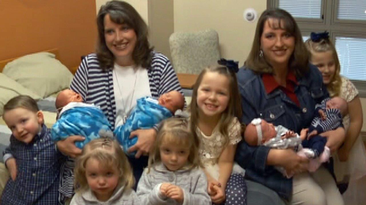 Identical twin sisters give birth to twins, again!