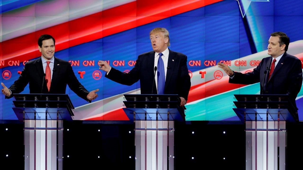 Sparks fly between Cruz, Trump and Rubio at GOP debate 