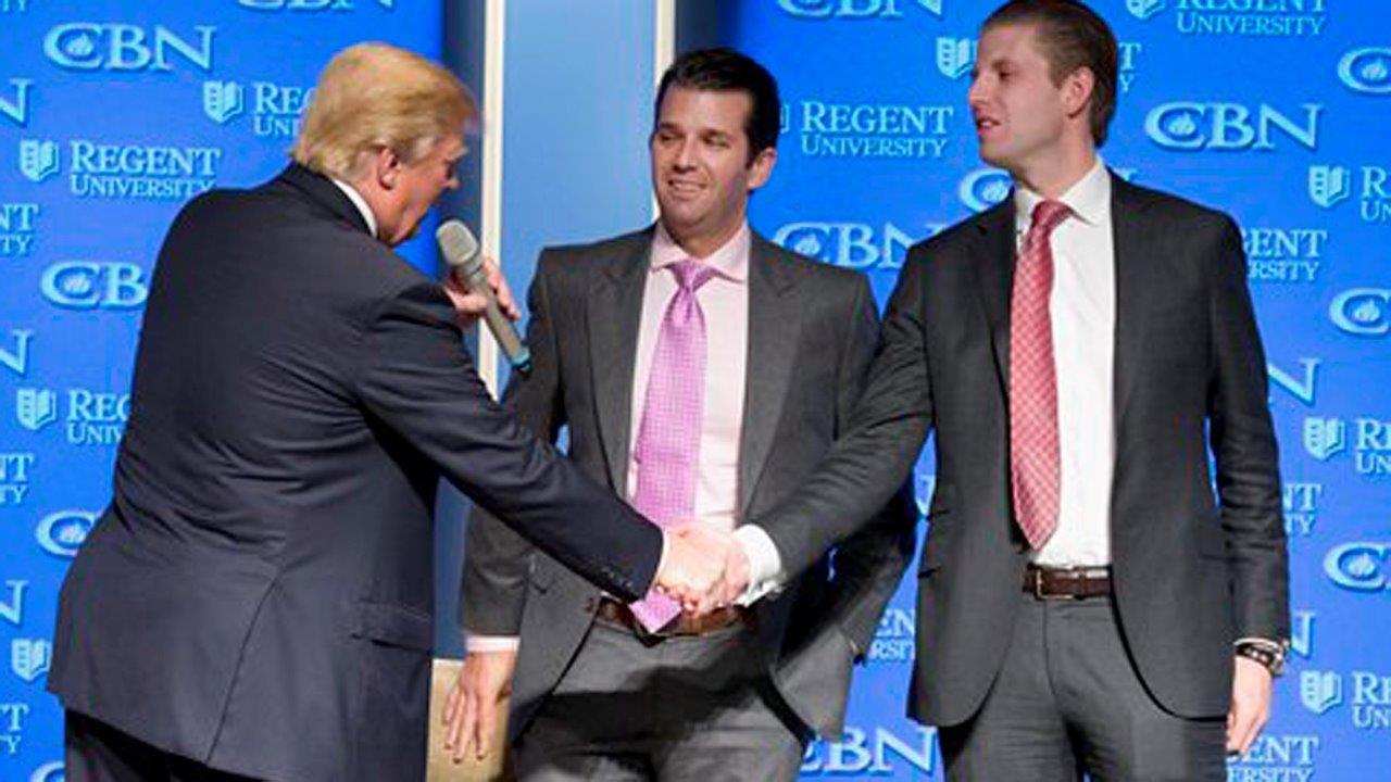 Donald Trump Jr. looks ahead to Super Tuesday