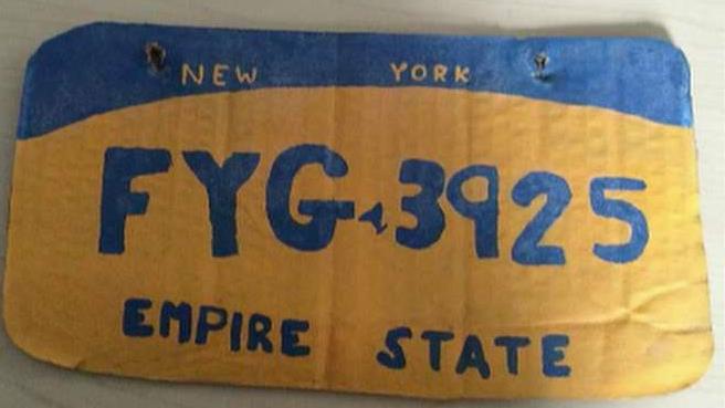 Woman tried to fool cops with homemade license plate