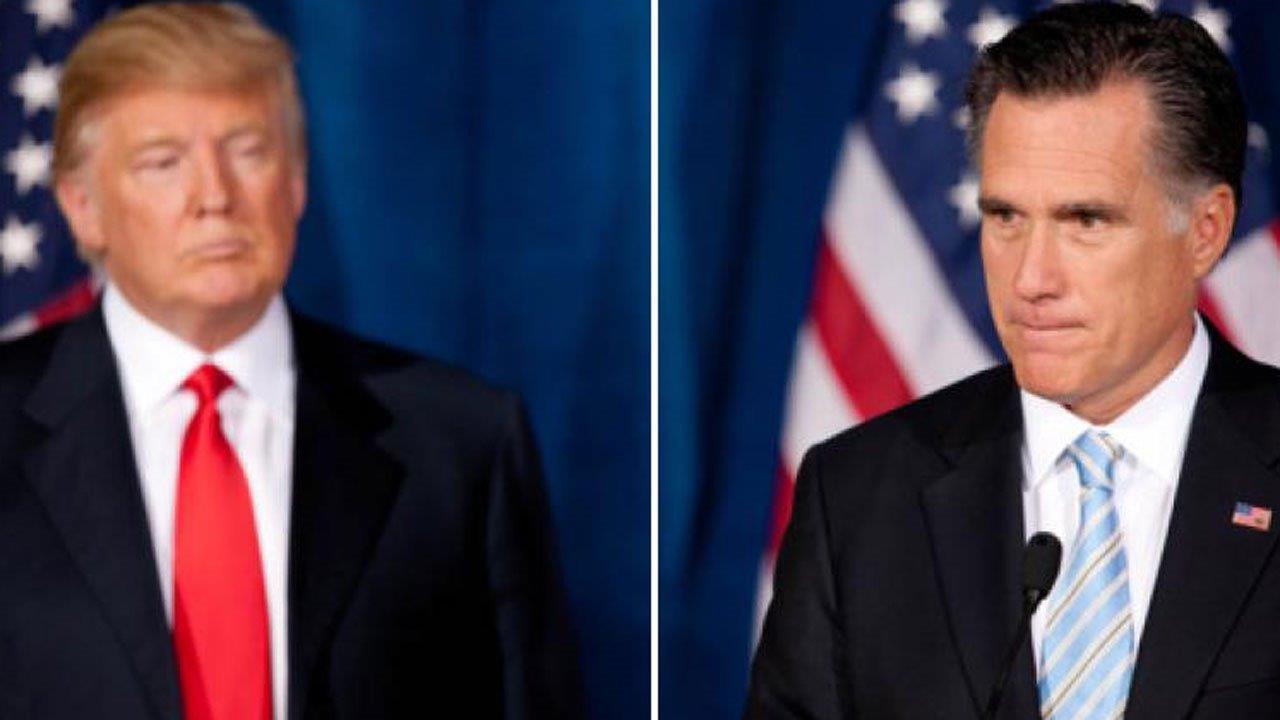 Mitt Romney vs. Donald Trump