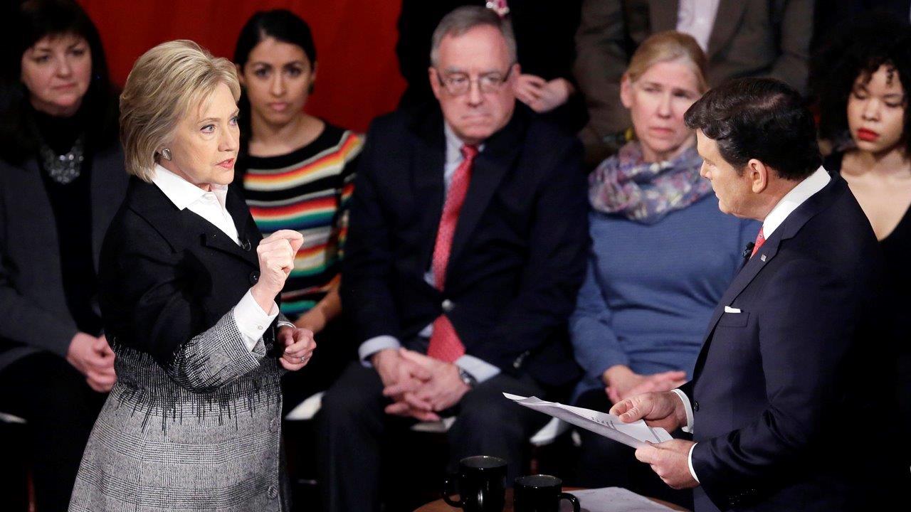 Clinton questioned about emails during Fox News Town Hall