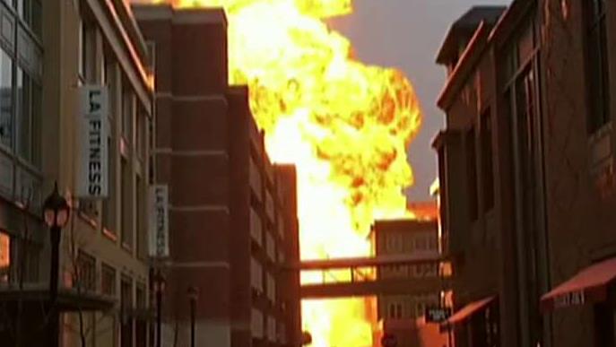 Massive propane tank explosion rocks Ohio shopping center