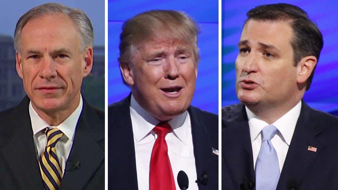 Gov. Abbott: After Tuesday the race will be Cruz and Trump