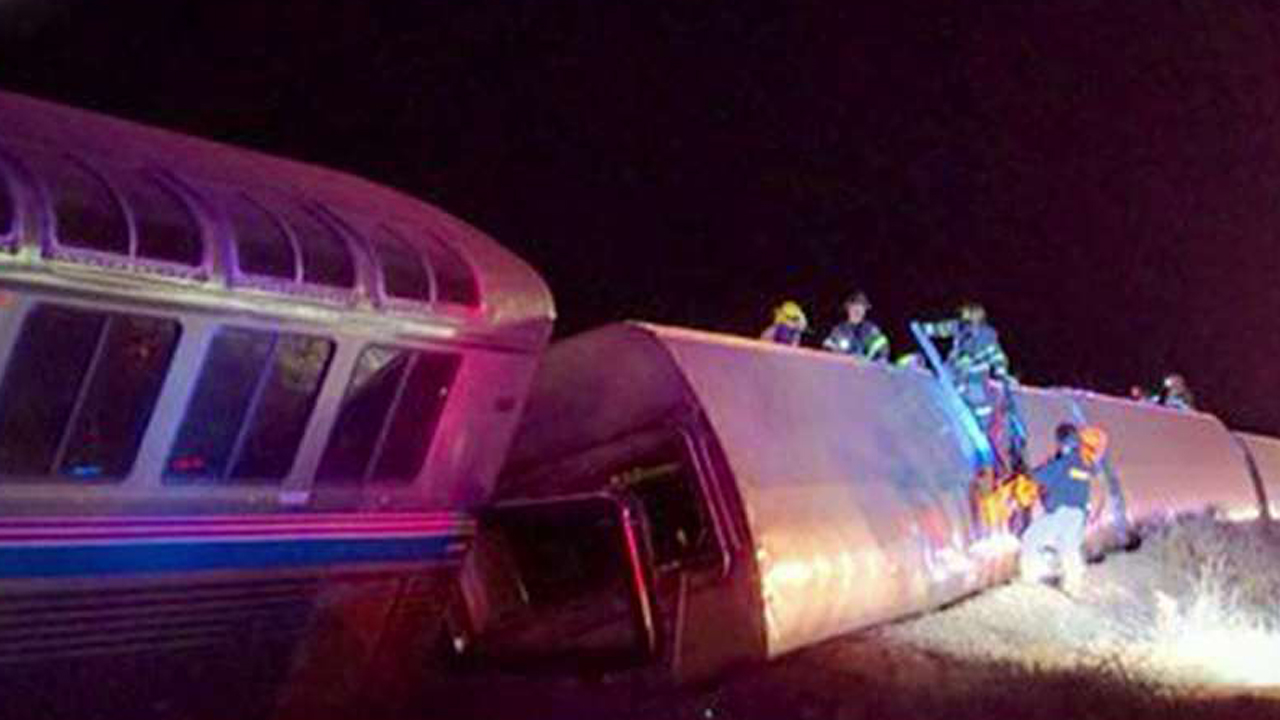 Cross-country Amtrak train derails in southwestern Kansas