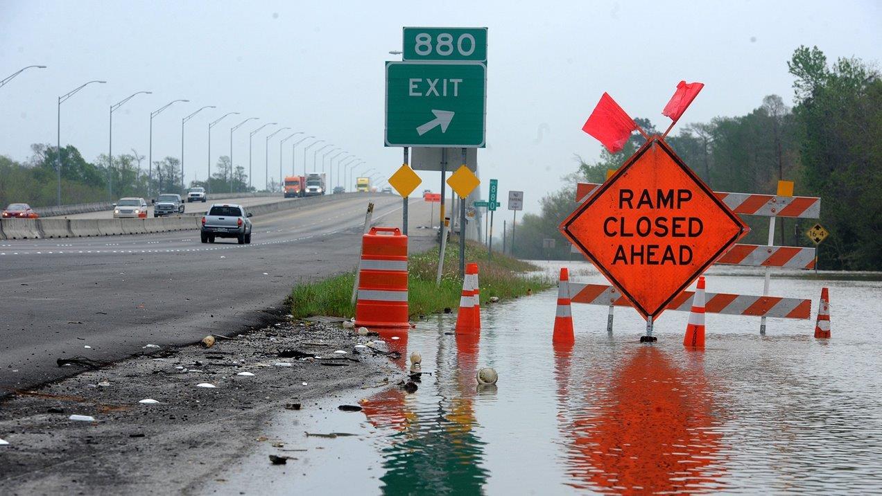 Officials close parts of Texas interstate due to flooding