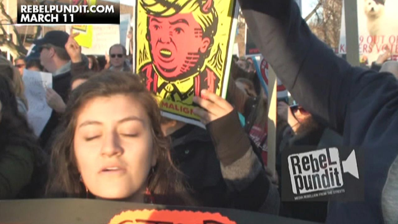 Filmmakers infiltrate Chicago Trump protests