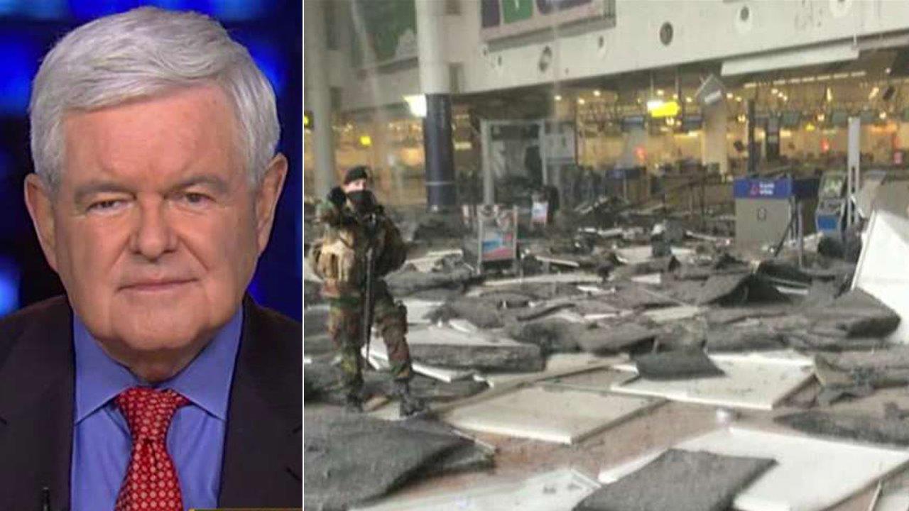 Newt Gingrich on lessons US can learn from Belgium attacks