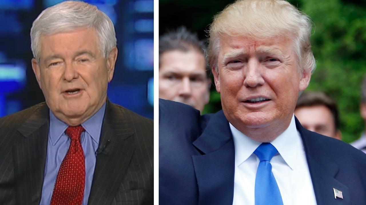 Newt Gingrich calls on Trump to 'improve his game'