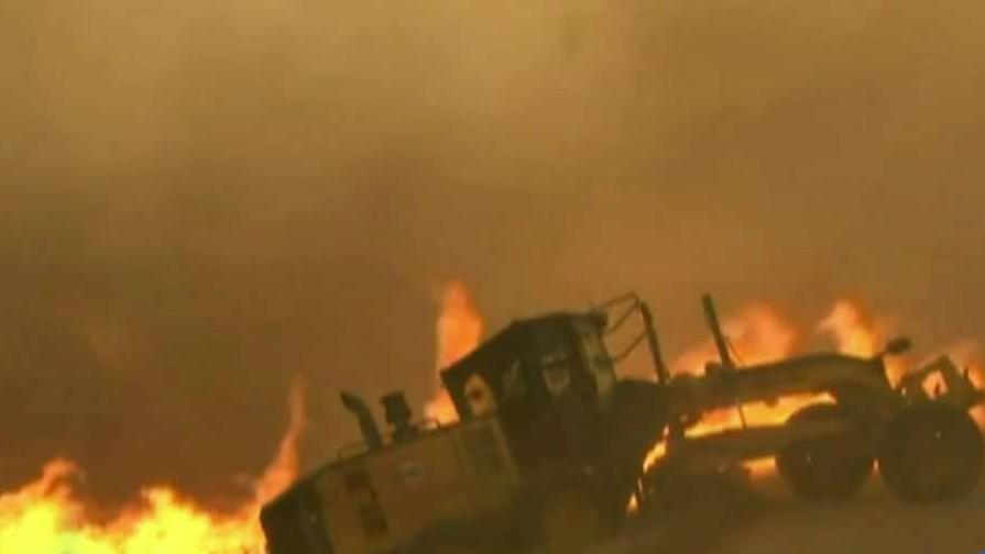 News crew rescues man trapped in Oklahoma wildfire