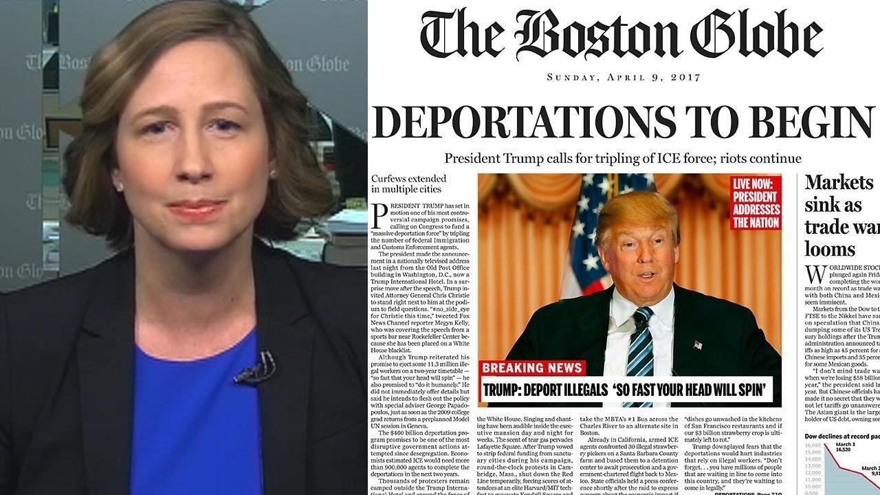 The Boston Globe defends its anti-Trump mock front page