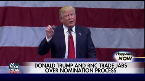 Trump and RNC trade jabs over nomination process