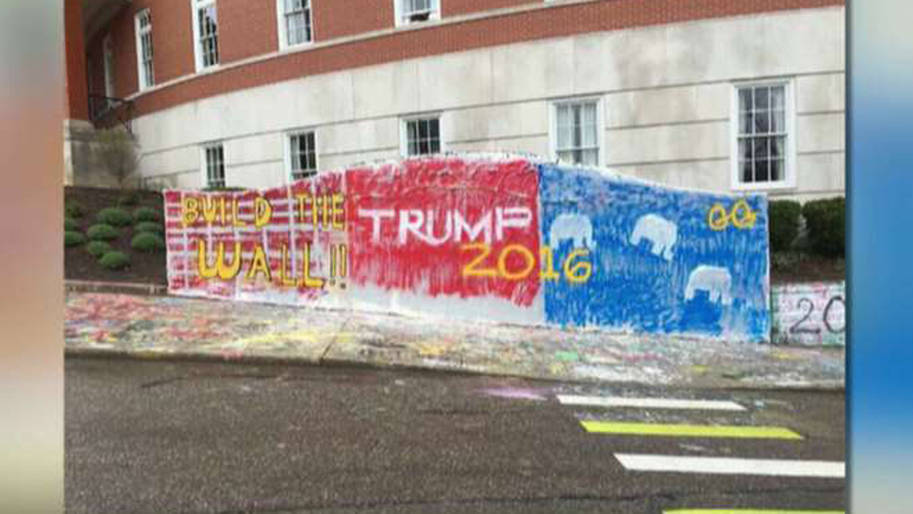 College Greek week events canceled over pro-Trump messages