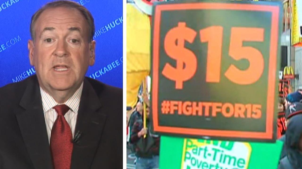 Huckabee: Why settle for 15 dollars per hour?