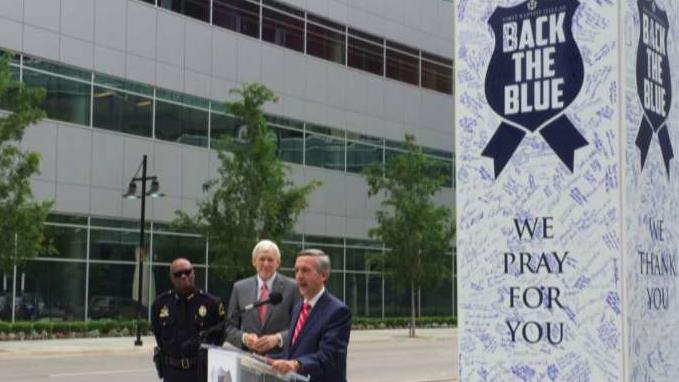 First Baptist Church in Dallas honors law enforcement