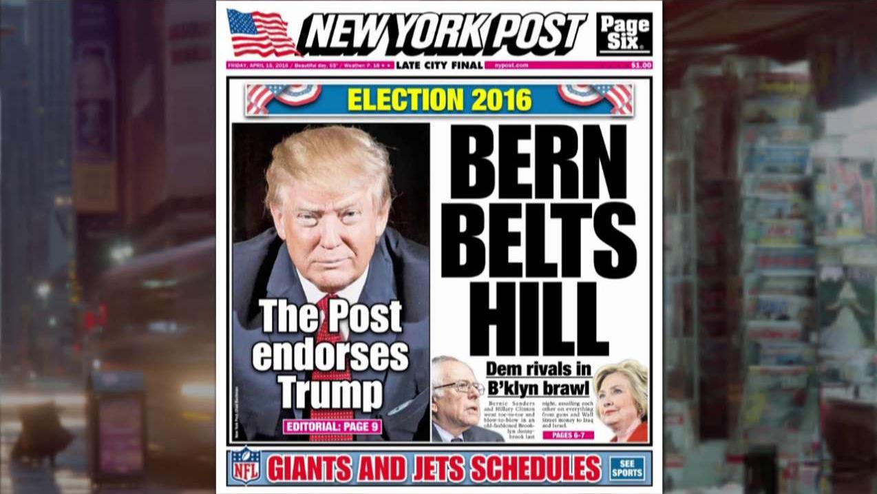 New York Post endorses Trump for president