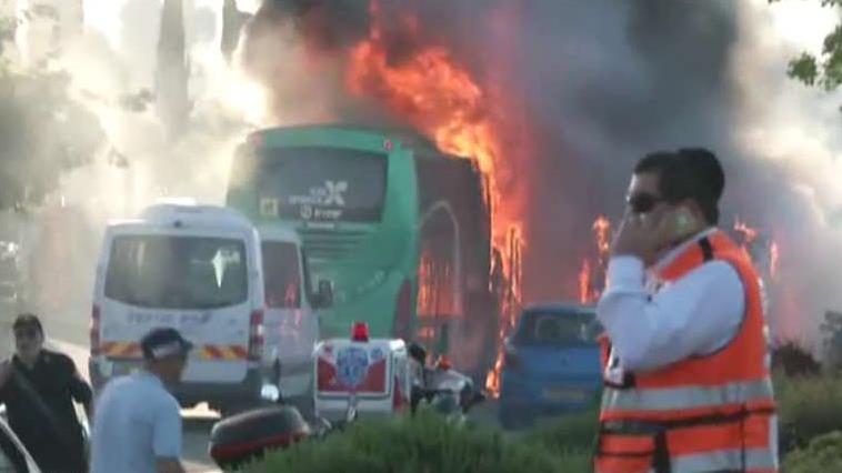 Jerusalem rocked by fiery bus explosion 