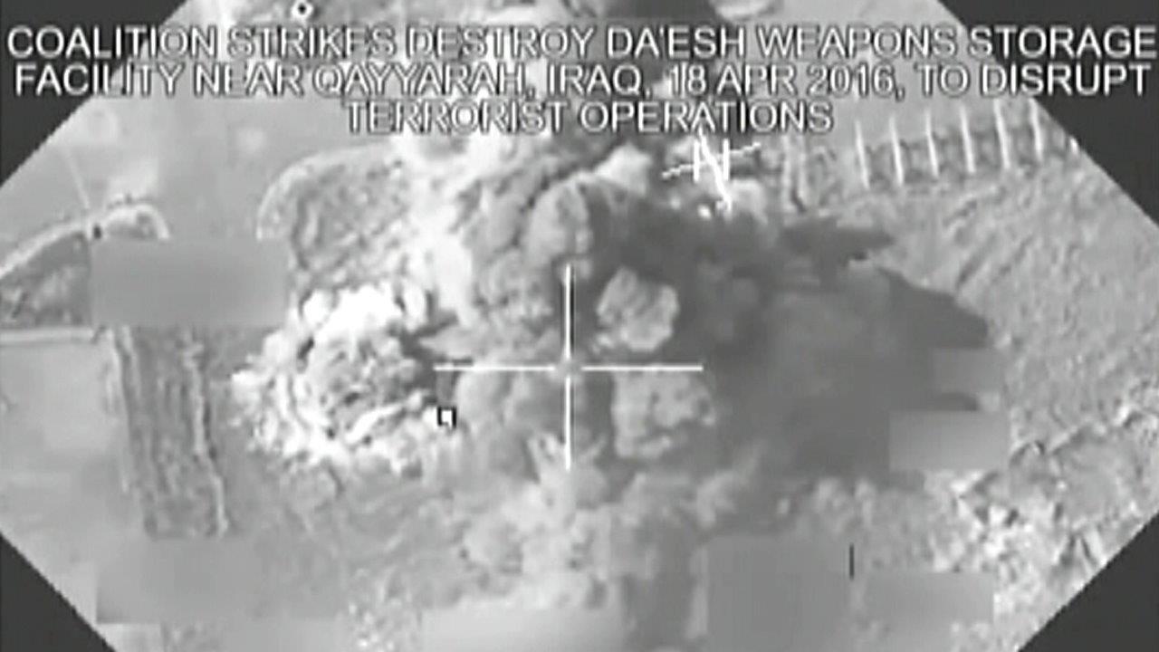 MOST WATCHED: B-52 bomber takes out ISIS weapons facility