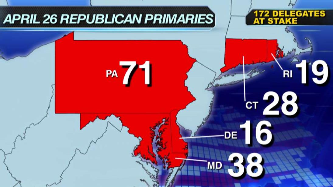 GOP candidates campaigning ahead of 5 Northeast primaries