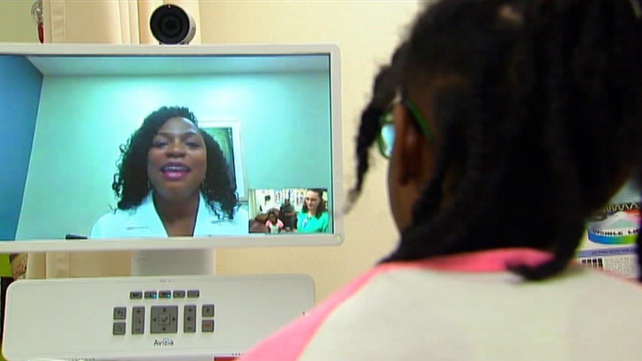 Virtual doctors treat young patients at Texas public schools