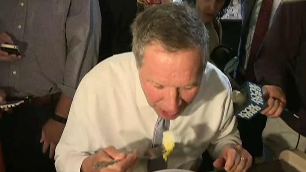 Are Kasich's eating habits endearing or 'disgusting'?
