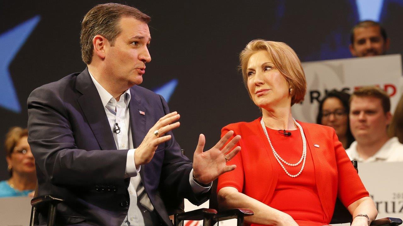 Does Carly Fiorina warm up Ted Cruz?
