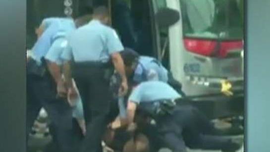 Cops take down bus hijacker who attacked driver, killed man