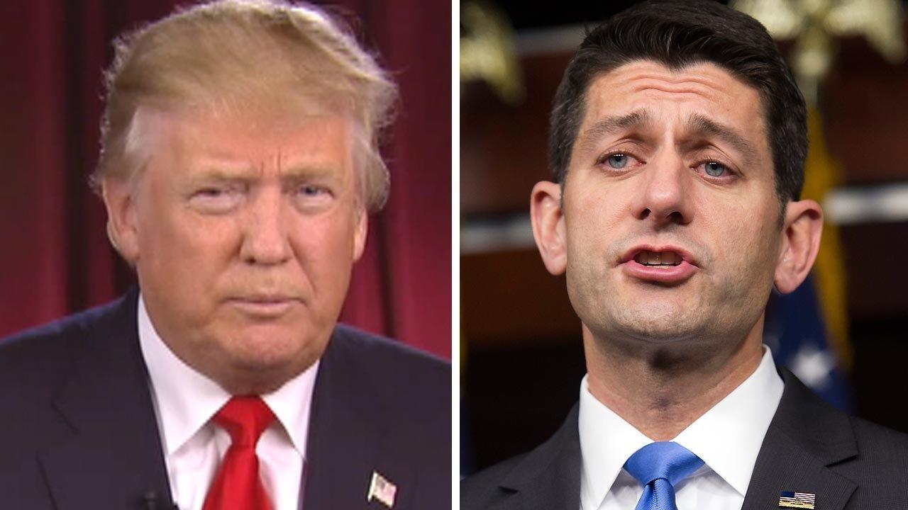Trump: Paul Ryan is doing a good job of uniting the party