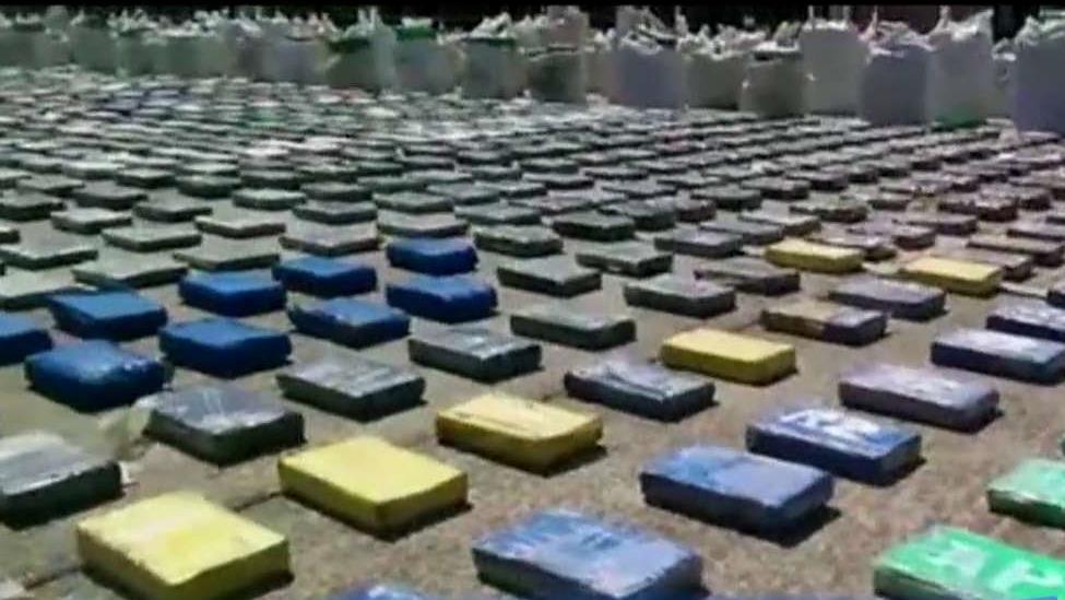 Historic Colombian drug bust seizes 8 tons of cocaine