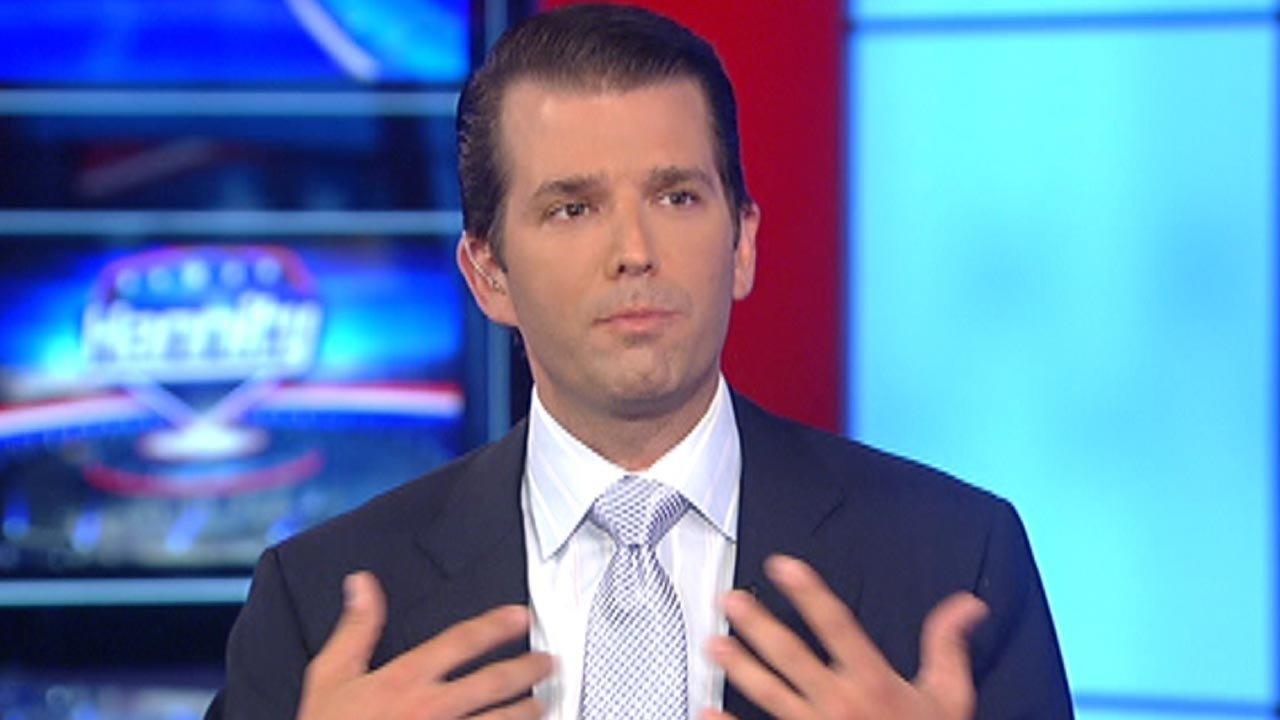 Donald Trump Jr. reacts to the primary results