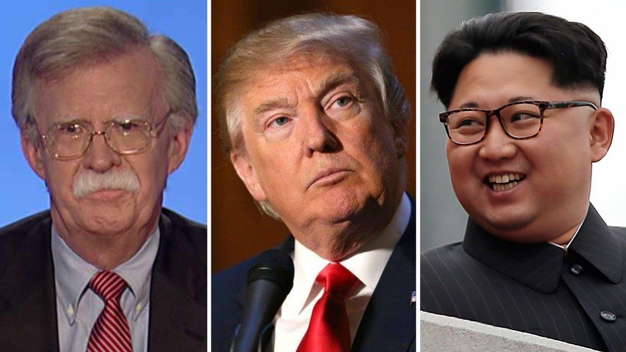 Amb. Bolton: 'Bad idea' for Trump to meet with Kim Jong Un