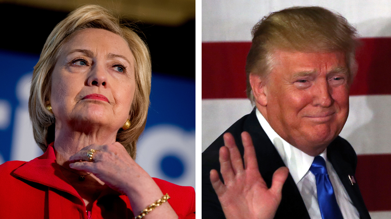 Trump tops Clinton in national polling for first time