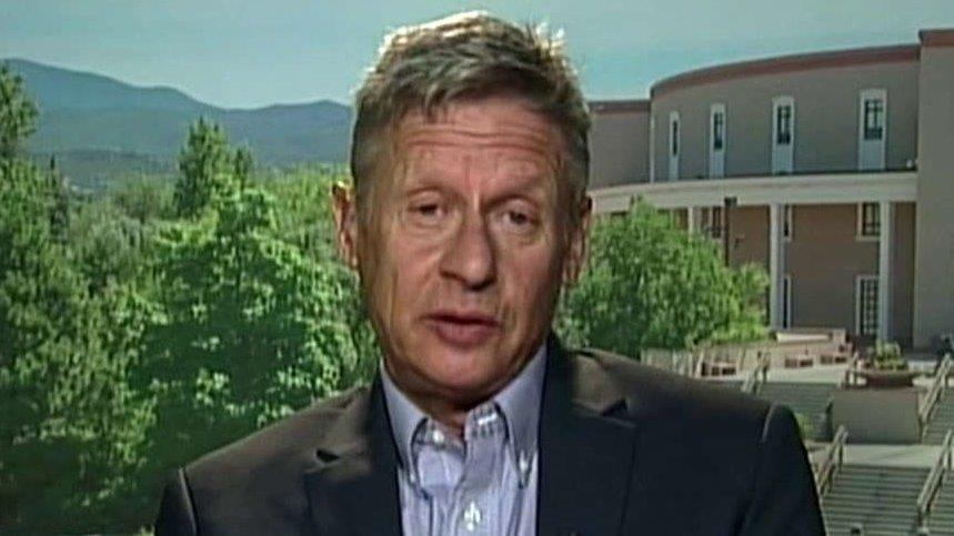 Libertarian Gary Johnson makes his case for the White House