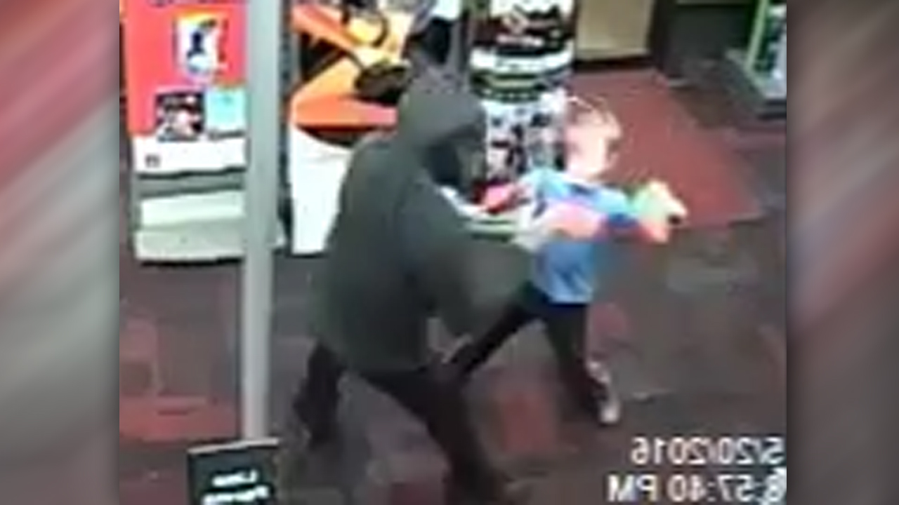 Crime-fighting 7-year-old punches armed robbery suspects