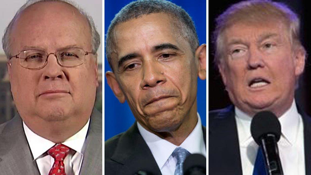 Karl Rove calls Obama's attacks against Trump 'unseemly'