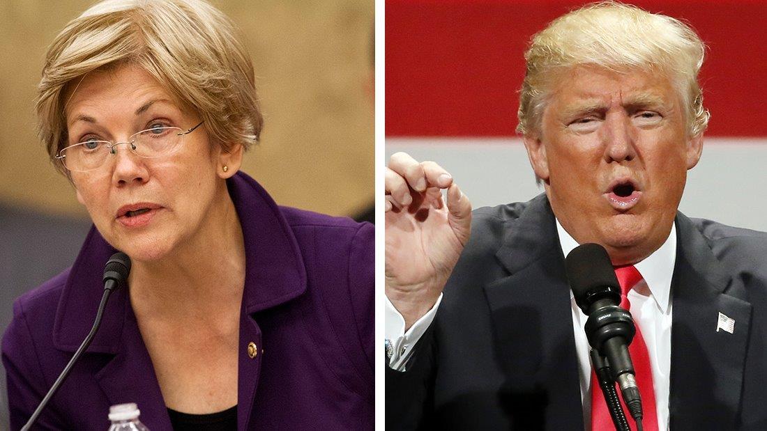 Warren and Trump in war of words over housing crisis