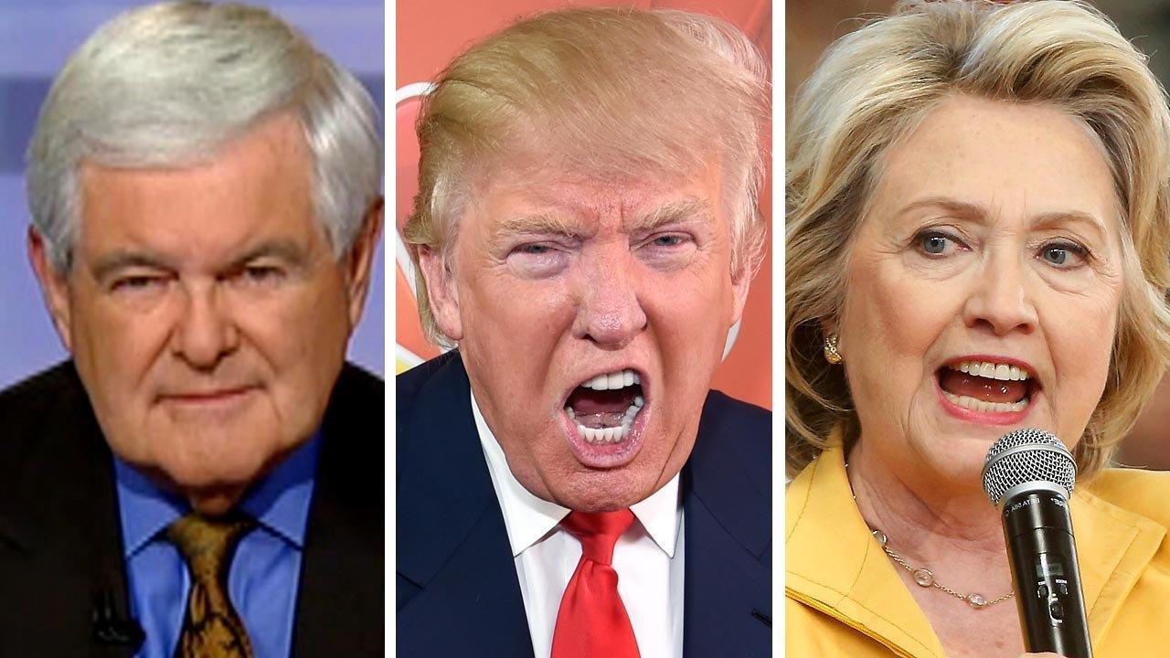 Gingrich's take: No more kid gloves in Trump vs. Clinton