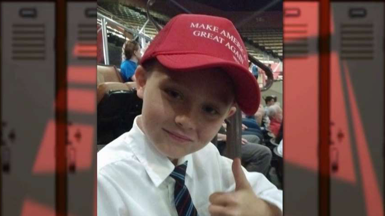School bans boy from wearing Trump cap