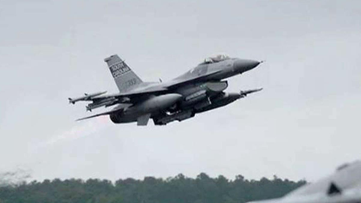F-16 fighter jets collide mid-air in Georgia