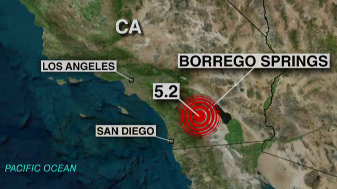 5.2 magnitude earthquake strikes east of Los Angeles