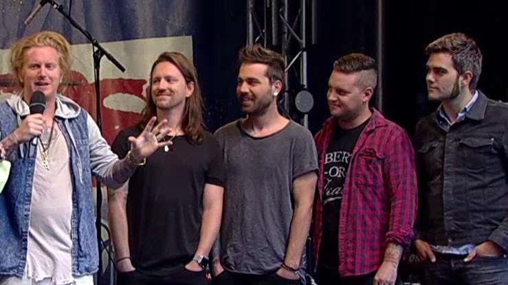 We the Kings lead signer talks performing for the troops