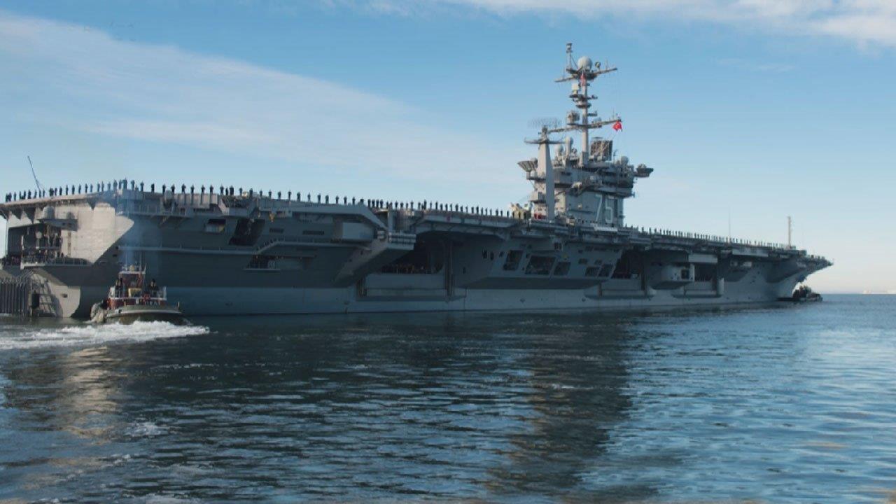 US aircraft carriers launches strikes against ISIS