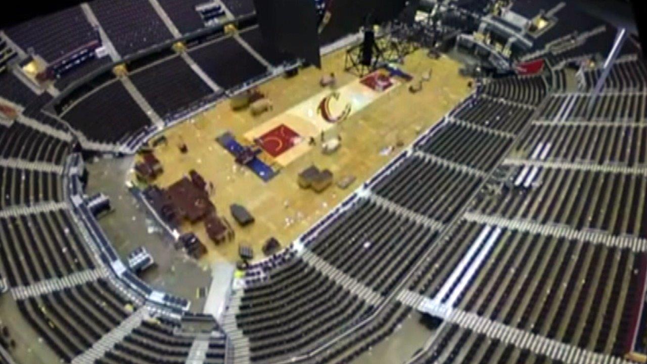 Watch the Quicken Loans Arena transform for GOP convention